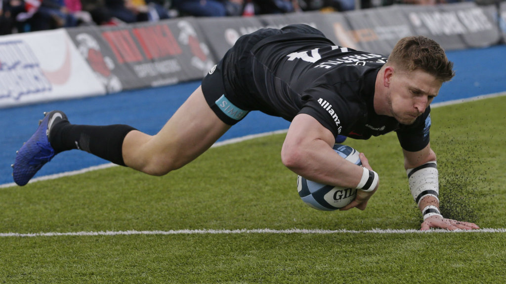 Exeter hold on but Saracens close the gap on Premiership leaders