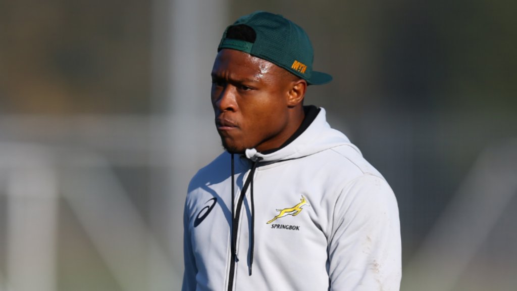 Dyantyi out of Springboks' Rugby Championship opener