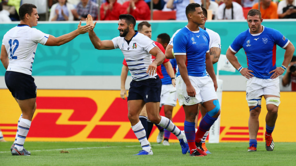 Rugby World Cup 2019: Italy 47-22 Namibia