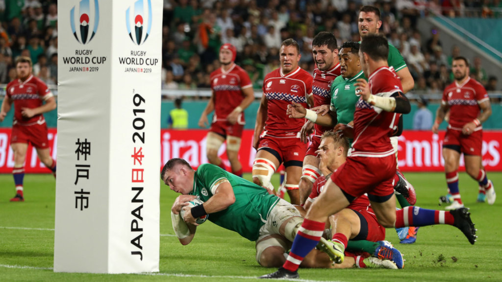 Rugby World Cup 2019: Ireland 35-0 Russia