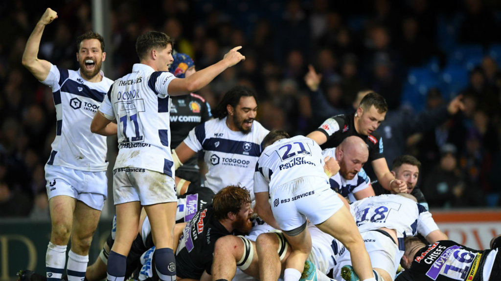 Bristol storm back to beat Chiefs and go top, Exiles hammer Leicester