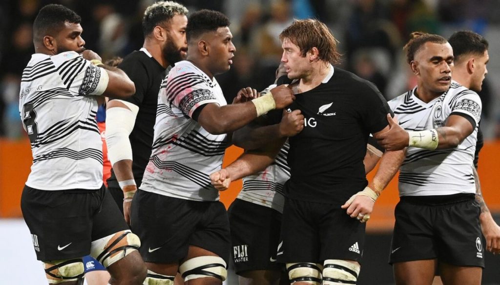 Victorious All Blacks take physical beating against Fiji