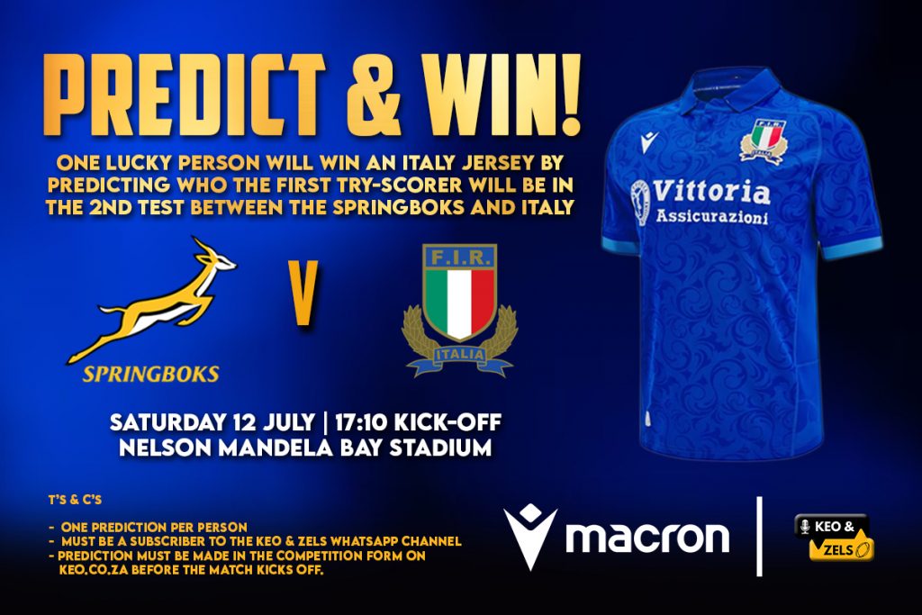 Predict & WIN: Springboks vs Italy