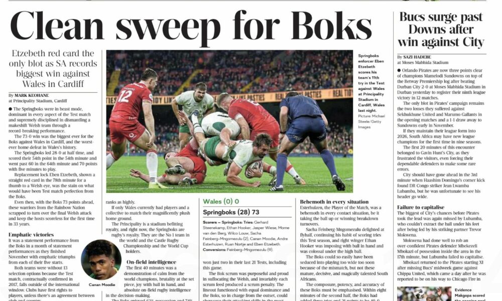 Springboks are the best team in the world