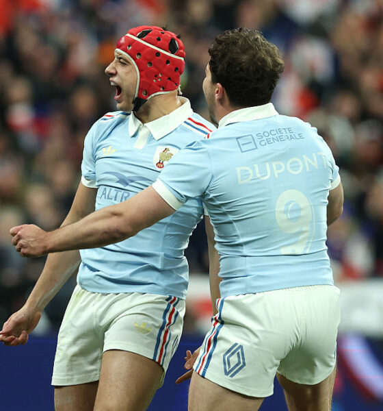 Louis Bielle-Biarrey Six Nations 2026 top try scorer France. Photo: David Rogers/Getty Images