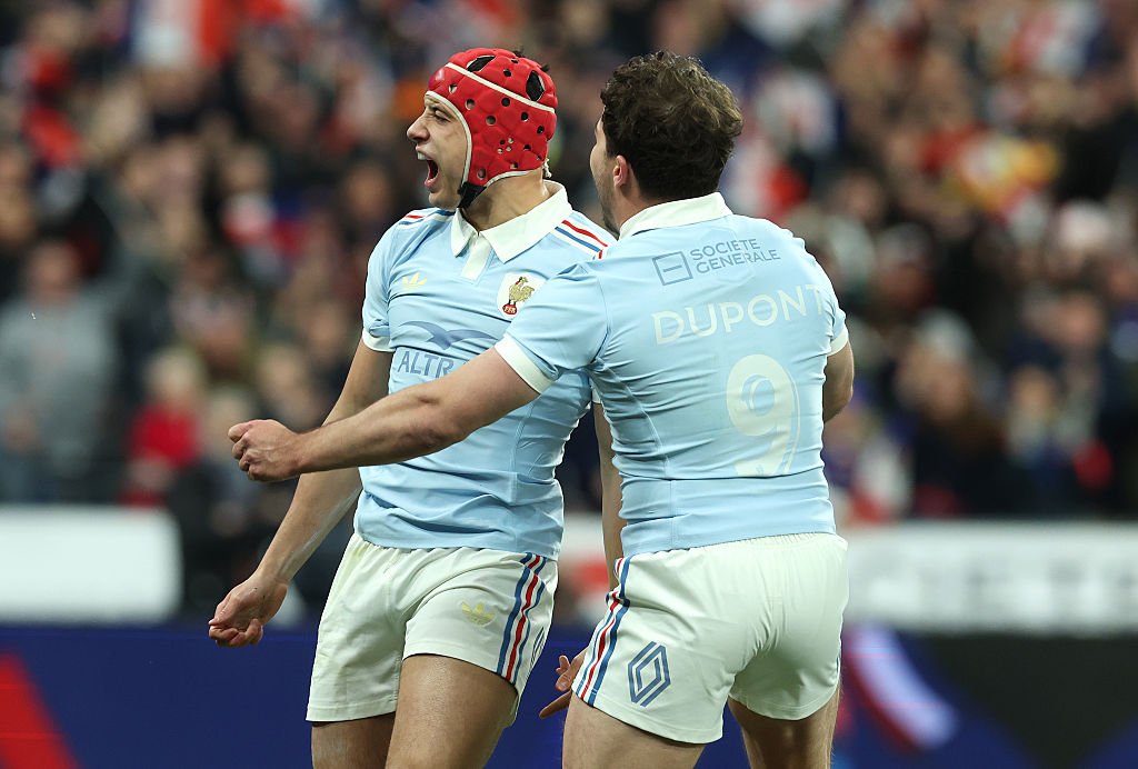 Louis Bielle-Biarrey Six Nations 2026 top try scorer France. Photo: David Rogers/Getty Images