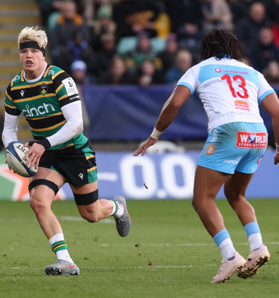 Henry Pollock is one of the stars of Northampton Saints in the Investec Champions Cup. Photo by David Rogers/Getty Images)