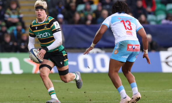 Henry Pollock is one of the stars of Northampton Saints in the Investec Champions Cup. Photo by David Rogers/Getty Images)