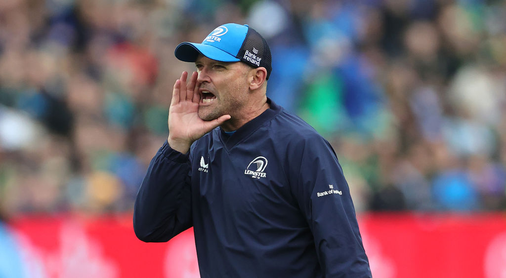 Jacques Nienaber Leinster coaching analysis. (Photo by David Rogers/Getty Images)