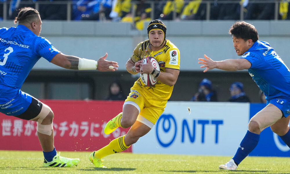 Cheslin Kolbe of Tokyo Suntory Sungoliath has resigned for the Stormers. (Photo by Toru Hanai/Getty Images)