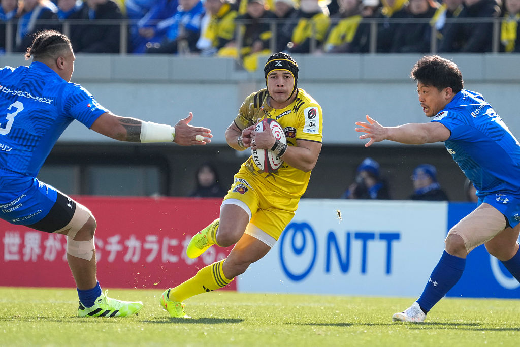 Cheslin Kolbe of Tokyo Suntory Sungoliath has resigned for the Stormers. (Photo by Toru Hanai/Getty Images)