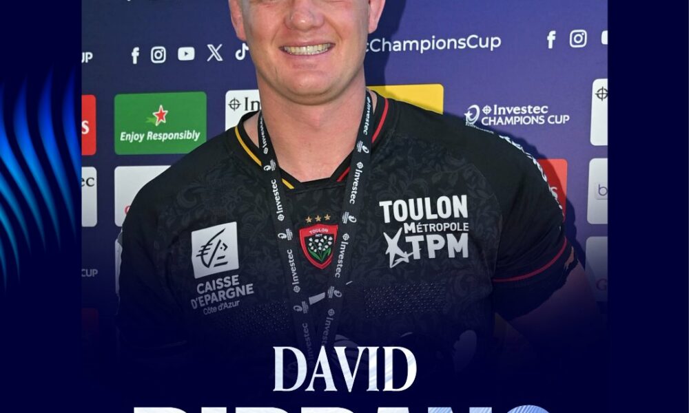 Toulon's David Ribbans named Investec Champions Cup Player of the Match against the Stormers. Photo: EPCR