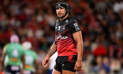 Leicester Fainga'anuku of Crusaders (Photo by Joe Allison/Getty Images)