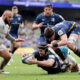 Investec Champions Cup Semi-Final, Aviva Stadium, Dublin 2/5/2026 Leinster vs RC Toulon Leinster’s Caelan Doris scores his side’s fourth try of the match Mandatory Credit ©INPHO/Laszlo Geczo