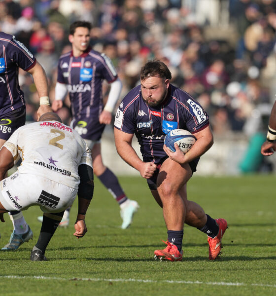 Investec Champions Cup Bordeaux-Begles Carlu Sadie Photo ©INPHO/Dave Winter