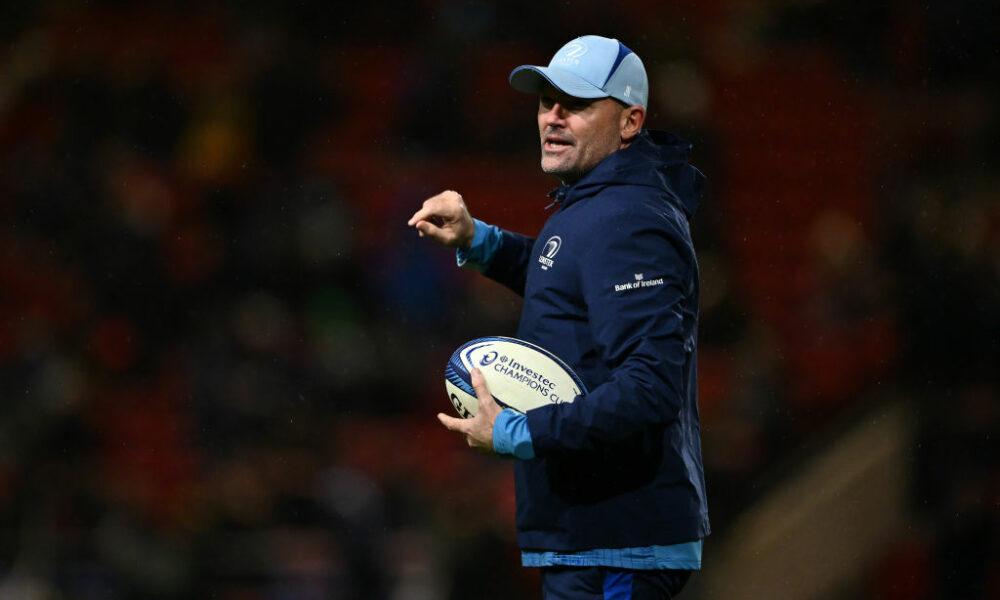 Jacques Nienaber, Senior Coach of Leinster (Photo by Dan Mullan/Getty Images)