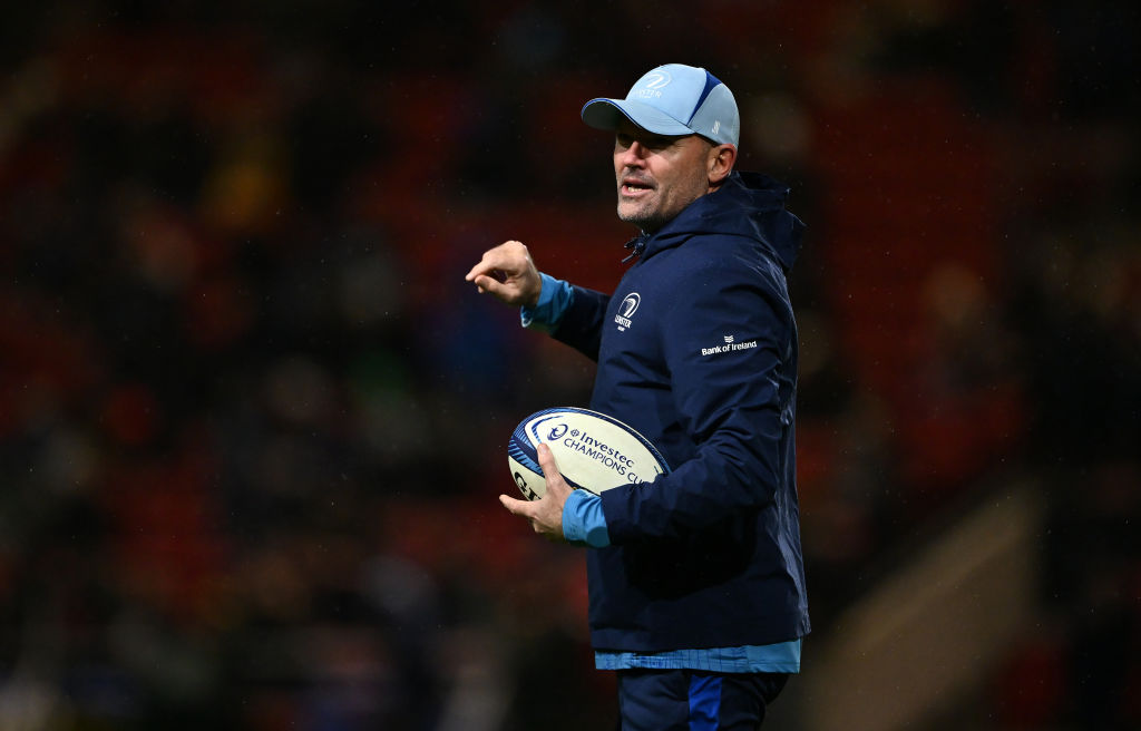 Jacques Nienaber, Senior Coach of Leinster (Photo by Dan Mullan/Getty Images)
