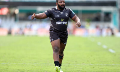 Ox Nche of the Hollywoodbets Sharks during the United Rugby Championship match between Hollywoodbets Sharks and Lions at Hollywoodbets Kings Park Stadium on January 03, 2026 in Durban, South Africa. (Photo by Steve Haag Sports/Gallo Images)