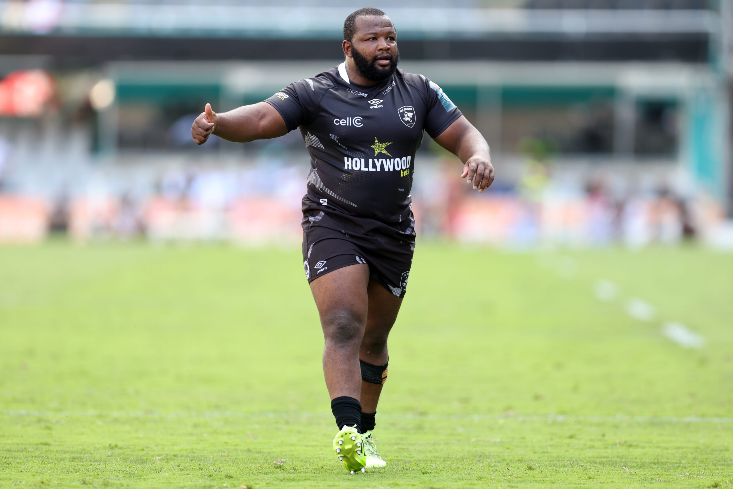 Ox Nche of the Hollywoodbets Sharks during the United Rugby Championship match between Hollywoodbets Sharks and Lions at Hollywoodbets Kings Park Stadium on January 03, 2026 in Durban, South Africa. (Photo by Steve Haag Sports/Gallo Images)