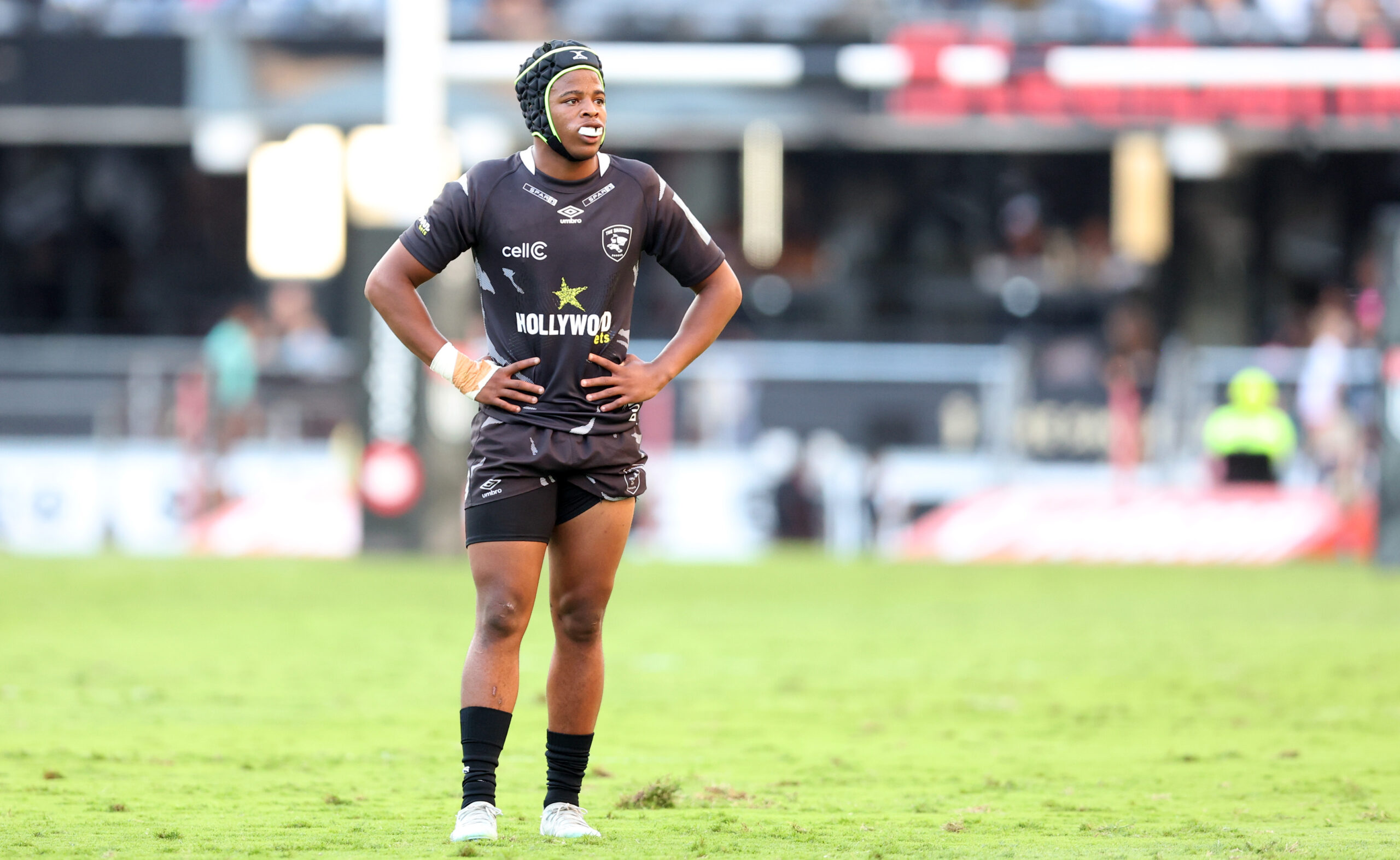 Zekhethelo Siyaya of the Hollywoodbets Sharks was brilliant against Zebre in the United Rugby Championship (Photo by Steve Haag Sports/Gallo Images)