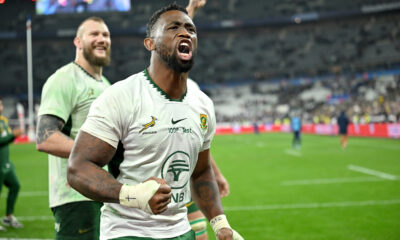 Siya Kolisi Springboks. (Photo by Lionel Hahn/Getty Images)