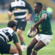 GQEBERHA, SOUTH AFRICA - JUNE 20: Vusi Moyo of South Africa passes during the YesPlay Cup match between South Africa and Barbarians at Nelson Mandela Bay Stadium on June 20, 2026 in Gqeberha, South Africa. (Photo by Richard Huggard/Gallo Images)