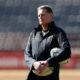 Rassie Erasmus, the South Africa Springbok head coach, looks on during the South Africa training session at Johannesburg Stadium on July 08, 2026 in Johannesburg, South Africa. (Photo by David Rogers/Getty Images)
