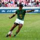 Yaqeen Ahmed of South Africa converts a try during the U20 Rugby Championship match between South Africa and New Zealand at Nelson Mandela Bay Stadium on May 09, 2026 in Gqeberha, South Africa. (Photo by Richard Huggard/Gallo Images/Getty Images)
