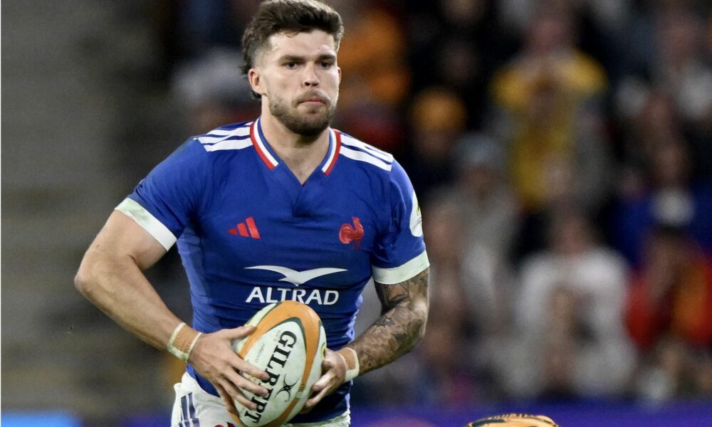 Matthieu Jalibert France runs 11 July 2026 Bradley Kanaris Getty Images