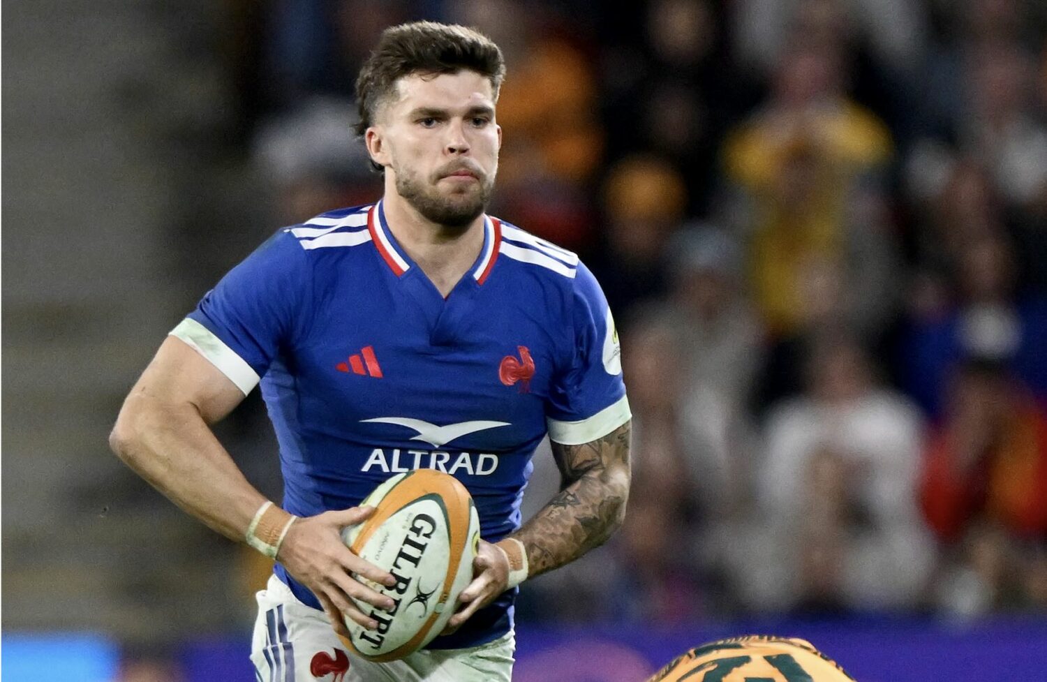 Matthieu Jalibert France runs 11 July 2026 Bradley Kanaris Getty Images