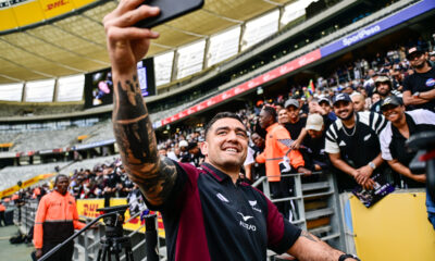 Codie Taylor during the All Blacks Welcome event at DHL Stadium on July 31, 2026 in Cape Town, South Africa. (Photo by Ashley Vlotman/Gallo Images)