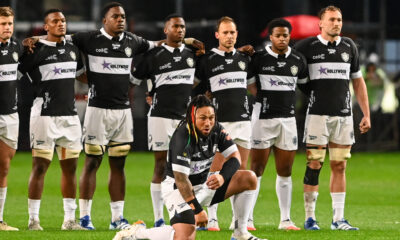 Ma’a Nonu of the Hollywoodbets Sharks does the Haka during the Rugby's Greatest Rivalry match between Hollywoodbets Sharks and New Zealand at Hollywoodbets Kings Park Stadium on August 11, 2026 in Durban, South Africa. (Photo by Steve Haag Sports/Gallo Images)