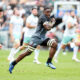Emmanuel Tshituka of the Hollywoodbets Sharks during the United Rugby Championship match between Hollywoodbets Sharks and Ospreys at Hollywoodbets Kings Park Stadium on September 26, 2026 in Durban, South Africa. (Photo by Steve Haag Sports/Gallo Images)