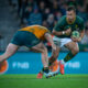Handre Pollard of the Springboks during the Castle Lager Rugby Championship match between South Africa and Australia at DHL Stadium on August 23, 2025 in Cape Town, South Africa. (Photo by Anton Geyser/Gallo Images)