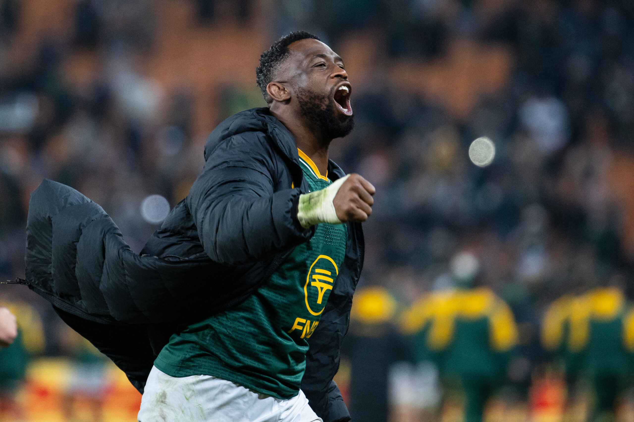 Siya Kolisi of the Springboks during the Castle Double Malt Rugby's Greatest Rivalry, 3rd Test match between South Africa and New Zealand at FNB Stadium on September 05, 2026 in Johannesburg, South Africa. (Photo by Floris van Schouwenburg/Gallo Images)