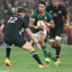 Sacha Feinberg-Mngomezulu on the attack for the Springboks during the Castle Double Malt Rugby's Greatest Rivalry, 3rd Test match between South Africa and New Zealand at FNB Stadium on September 05, 2026 in Johannesburg, South Africa. (Photo by Johan Orton/Gallo Images)