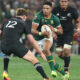 Sacha Feinberg-Mngomezulu on the attack for the Springboks during the Castle Double Malt Rugby's Greatest Rivalry, 3rd Test match between South Africa and New Zealand at FNB Stadium on September 05, 2026 in Johannesburg, South Africa. (Photo by Johan Orton/Gallo Images)